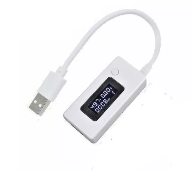 MULTIMETRO USB TESTER DIGITALE VOLTMETRO AMPEROMETRO 5v -POSTA1-