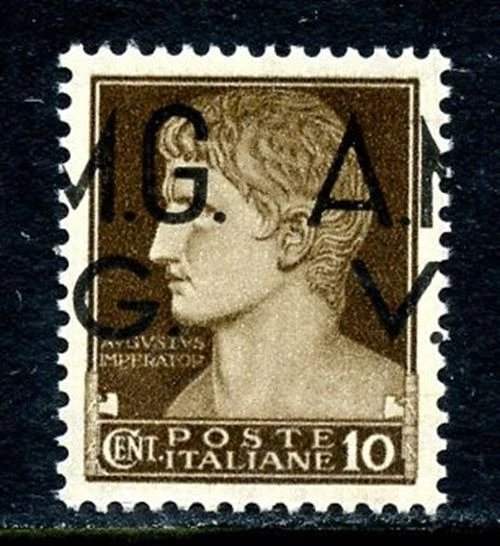 AMG Venezia Giulia (VG) Bush 15 10 Cent. MNH w/Hor. Displ. Overprint