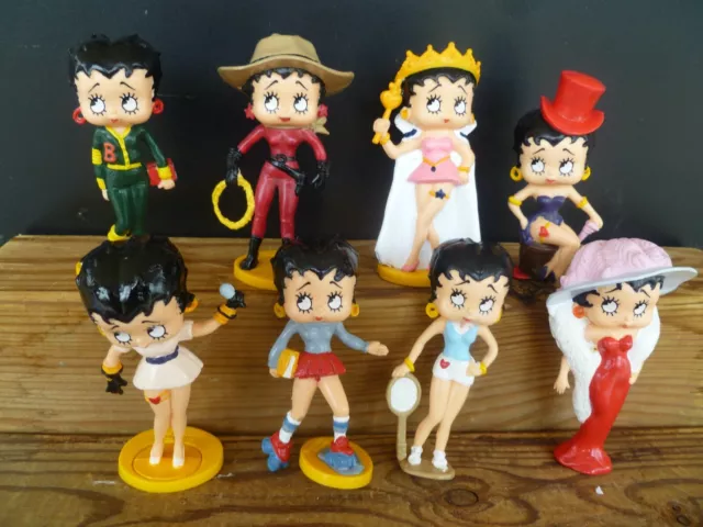 figurines  pvc  betty boop 8  figures  figuras Marty toys rares