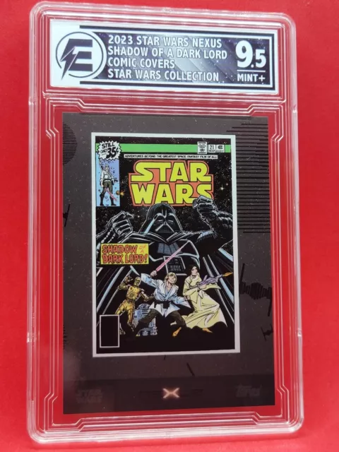 2023 TOPPS STAR WARS NEXUS MARVEL COMIC COVERS Shadow of a Dark Lord EGC 9.5 8~P