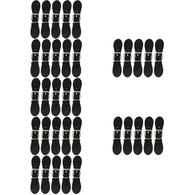 35 Pairs Boutons De Molleton Fermeture Vêtements Boucle Métal Changer