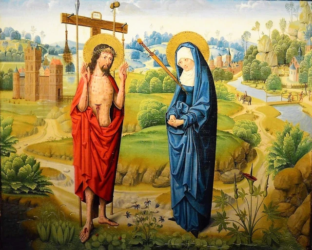 THE RESURRECTED JESUS Appears To His DOUBTING THOMAS DT2 8x10 