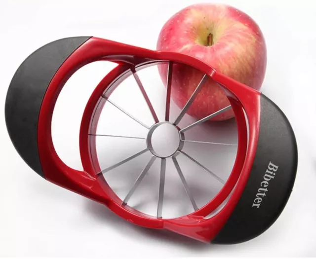 Apple Corer Slicer Divider Cutter Wedger Easy Rubber Grip 12 Blades Easter Gift 2