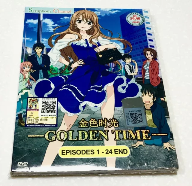 DVD Anime Golden Time 1-24 End English Subtitle JEWEL CASE +Tracking  Shipping