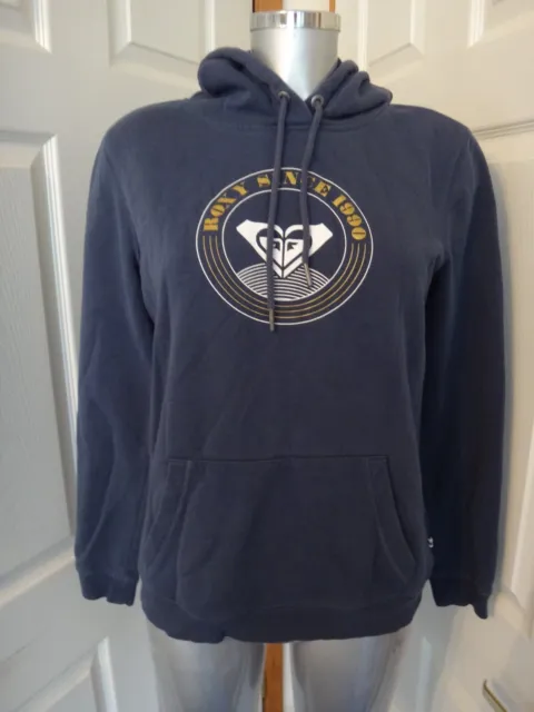 Roxy Women's Navy Blue Hoody hoodie Size size small  UK 8 good condition
