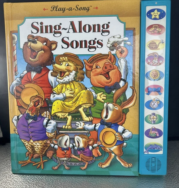 VINTAGE SING ALONG Songs Play a Song Sound Book Works 1994 Phil Bliss ...