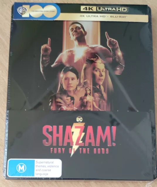 Blu Ray Shazam! Fury Of The Gods 4K Ultra Hd Steelbook - ¡Shazam