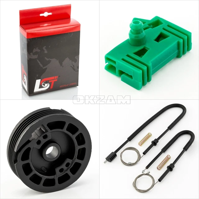 Kit De Réparation Câble De Lève-vitre Avant Droit Pour Peugeot 306 2/3 Portes Coupé - Pièce Neuve