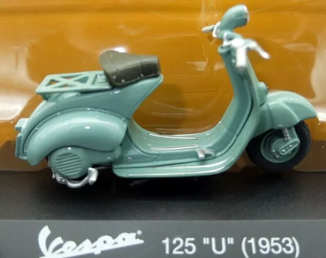 modellini vespa 125 u collezione scala 1:18 motor bike modellismo statico new Q1