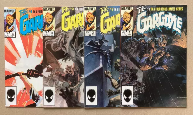 The Gargoyle 1-4 complete set, VF+ to VF/NM Marvel comics.