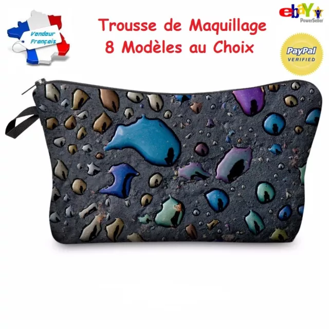 Trousse de Maquillage - Trousse de Toilette Voyage Bagage 8 MODELES AU CHOIX