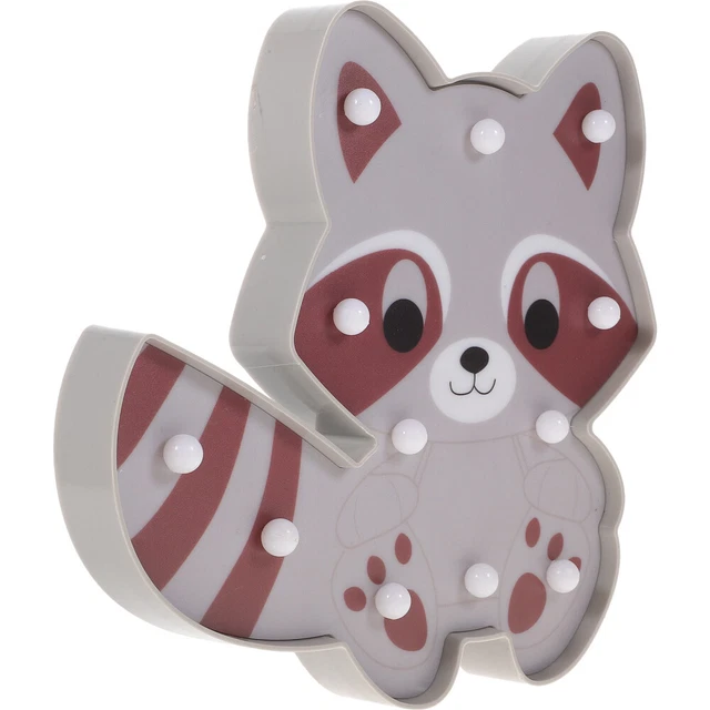 CUTE RACCOON NIGHT Light for Bedroom and Living Room Decoration £12.89