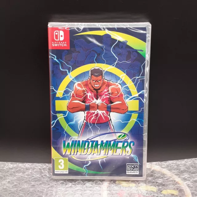 WINDJAMMERS First Edition(3000Ex.) SWITCH Pix'N Love Games NEW(EN-FR-ES-DE-IT) F