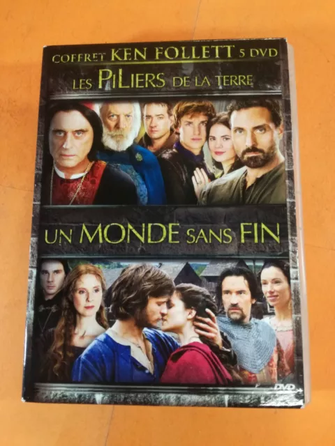 Coffret intégrale 5 DVD - Les Piliers de la Terre + Un monde sans Fin Yooplay H8