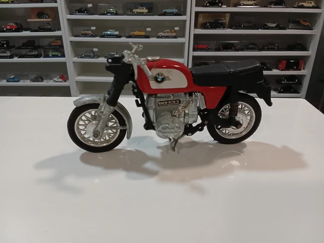 Moto BMW R75/5 Rouge Polistil 1/15 à restaurer – Etoile Auto49