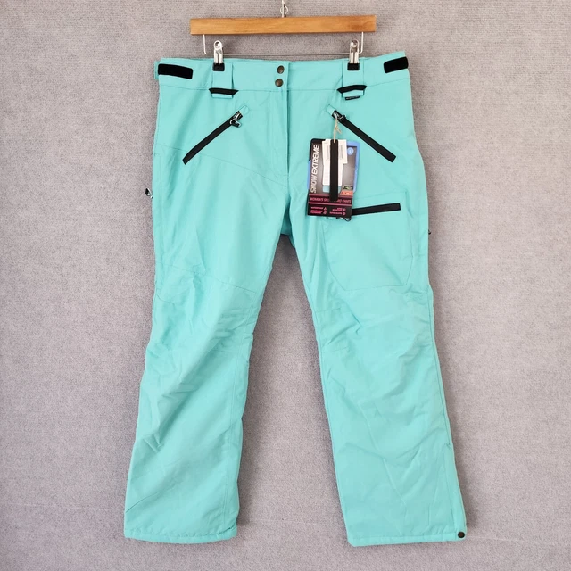 CRANE SNOW EXTREME Pants Womens Ladies Size Large Ski Waterproof Blue  Snowboard $48.90 - PicClick AU