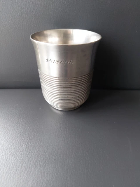 Timbale en argent Christofle | Liseret fleuri | occasion reconditionnée