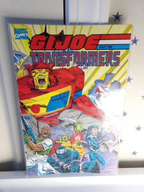 GI Joe and the Transformers Comic Book Vintage  1986 ISBN 0-87135-973-1 RARE