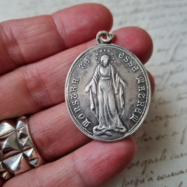 Carte médaille Vierge Miraculeuse | Boutique Sainte-Marie