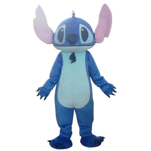 Mascotte Stitch costume professionale per adulti carnevale koala blu stich lilo