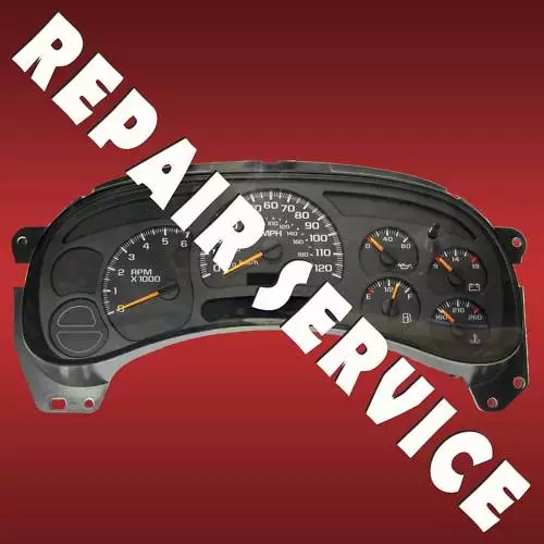 2005 GM Trailblazer Speedometer IPC Instrument Gauge Cluster Repair service 05