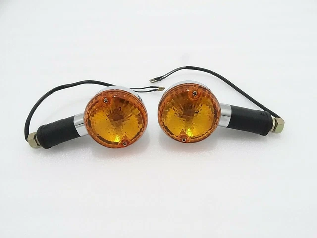 New Orange Faced Indicators Pair Suitable For Royal Enfield