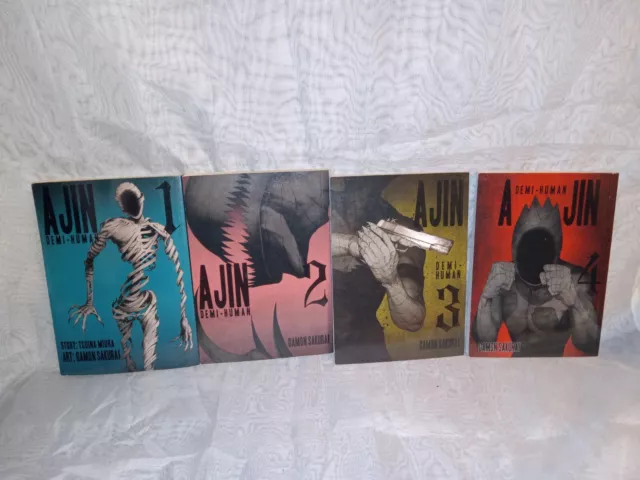 Ajin Demi-Human Manga volumes 1-4 (Tsuina Miura, Gamon Sakurai)