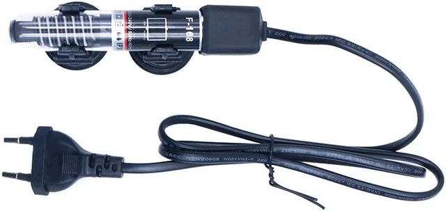 Riscaldatore Per Acquario Hygger 800W - Regolabile Digitale, LED Esterno, Per Vasche 450-680 Litri, Materiale Titanio, Con Protezione Surriscaldamento