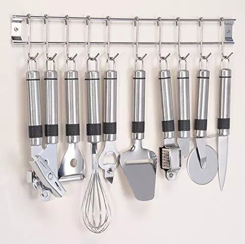 Cocina Ayudante Utensilios de Küchenhelfer- Set 9-Teilig Acero Inox. 50 X 39CM