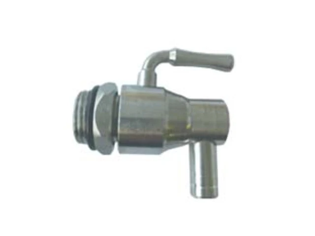 Rubinetti con dado a leva acciaio inox per fusti e serbatoi - m 1/2" 1 pezzi