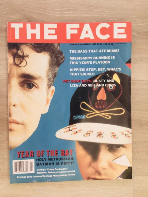 The Face Magazine Vol.2 No.6 March 1989 Pet Shop Boys Cover