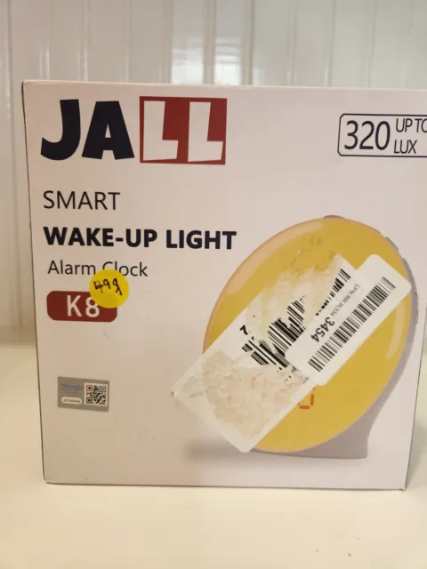 JALL Store Wake Up Light Sunrise Alarm Clock NEW
