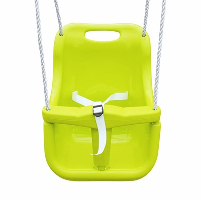 LoggyLand Balançoire Double Gondola Bateau Swing Balançoire Vert Balançoire à Deux Places 