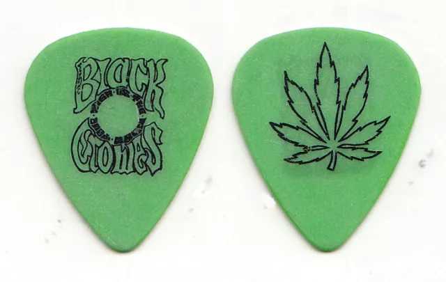 Black Crowes Rich Robinson Marijuana Leaf Green Guitar Pick - 1991/1992 Tour