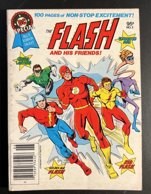 DC special blue ribbon digest # 2 flash. Pages Yellowed Because Of Age. Nice