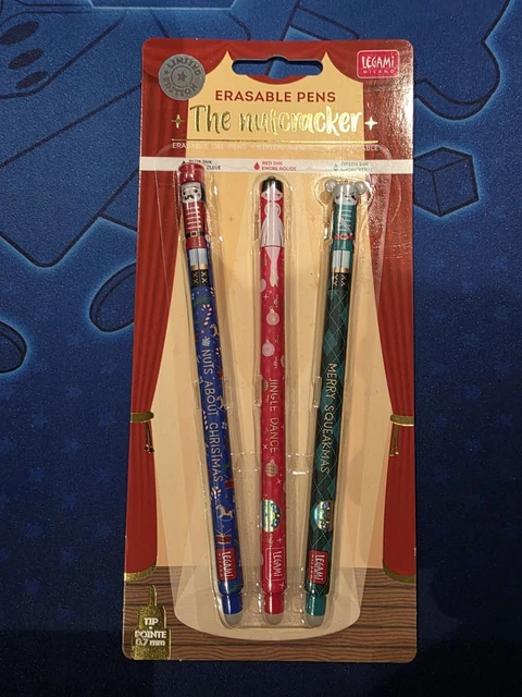 Lot De 2 Packs Legami - 3 Stylos Halloween + 3 Stylos Noël 2025 - Neufs Avec étiquettes