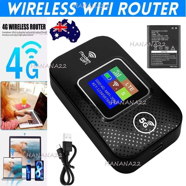 WIRELESS UNLOCKED 5G LTE WiFi Router Mobile Broadband LED Portable ...