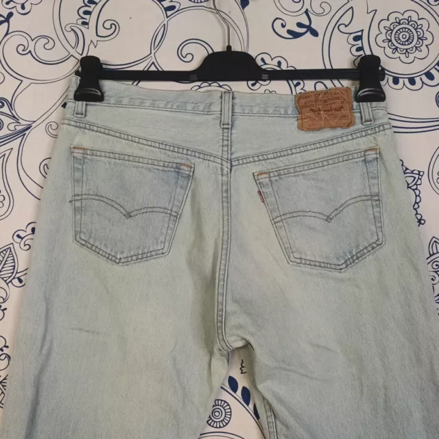 VINTAGE MADE IN USA LEVI'S W36 L32 DENIM PANTS JEANS BUTTONS Jeans-Hosen Rare