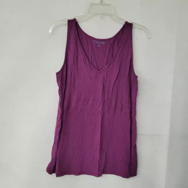 Soft Surrounding Tank Top Womens L Purple Tank From Part of a Set Basic Classic