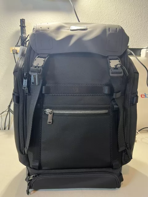 TUMI Alpha Bravo Expedition Flap Backpack - Black