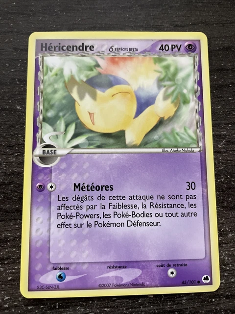 Common Hericendre - Pokemon 45/101 Ex Dragon Island New Fr