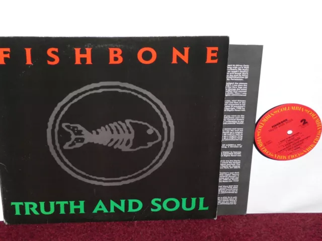 Orig '88 FISHBONE Truth and Soul DMM Promo U.S. Lp COLUMBIA NM -     1st Press