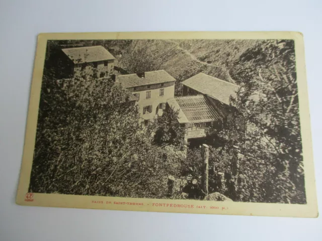 CPA old postcard Bains de Saint Thomas FONTPEDROUSSE 66 Labouche