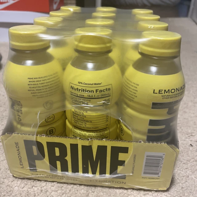 PRIME HYDRATION DRINK Lemonade 16.9 FL OZ (Limited Edition) NEW FLAVOR