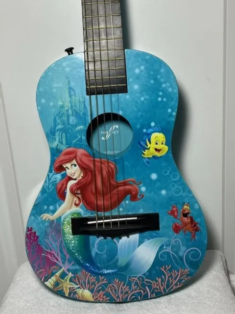 Disney The Little Mermaid Ariel Acoustic String Guitar First Act Inc Blue/Multi