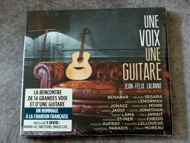UNE VOIX UNE GUITARE - Jean-Félix Lalanne - CD / DVD NEUF