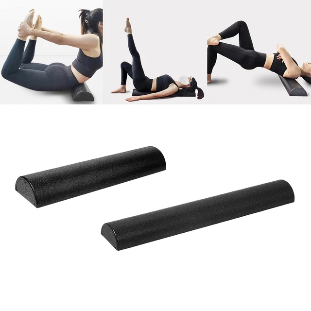 Demi-rouleau De Mousse Haute Densité - 30 Cm, Pour Yoga, équilibre, étirements Et Renforcement Musculaire