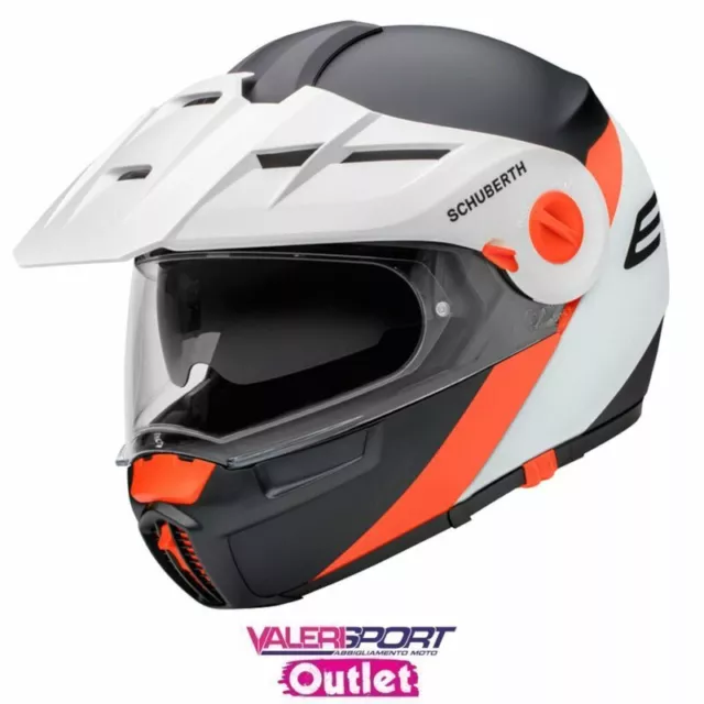 CASCO SCHUBERTH E1 Gravity Orange Size S Touring Adventure Bmw