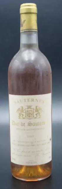 1 SAUTERNES 1997 - DUC DE SAUTERNES - VIN BLANC LIQUOREUX 75cl - 13,5% FRANCE