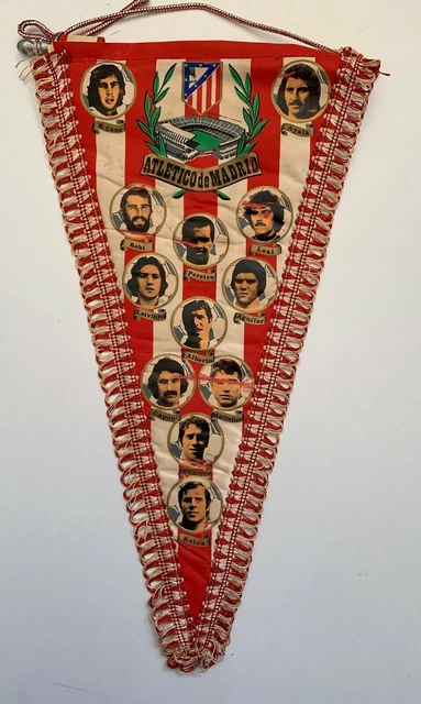 Real Madrid grand fanion vintage football banderin pennant wimpel